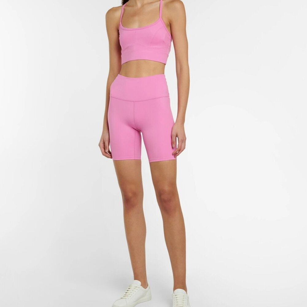 Varley Lets Move High Rise Athletic Biker Shorts, 7 inch, Super Pink, Size XS